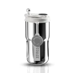 Yelona Insulated Vacuum Coffee Tumbler | Flask With 6-Hour Temperature Lock-In Technology - (420 Ml, Brown) - Stainless Steel - Image 16