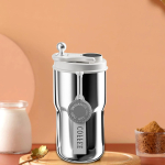 Yelona Insulated Vacuum Coffee Tumbler | Flask With 6-Hour Temperature Lock-In Technology - (420 Ml, Brown) - Stainless Steel - Image 17