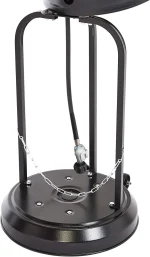 Amazon Basics Patio Heater, Mushroom Heater, Black and Steel - Image 2