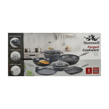 Stovewell Forged Cookware set 8 PIECES