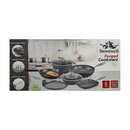 Stovewell Forged Cookware set 8 PIECES - Image 2