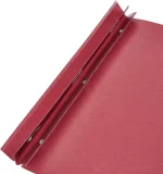 Amazon Basics Letter Size Clear Front Textured Poly Report Cover with Metal Prong - 25-Pack, Assorted Black, Navy and Red - Image 3