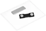 Amazon Basics Magnetic Badge Holder - Horizontal, 20-Pack - Image 3
