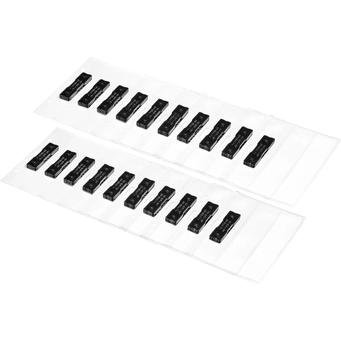 Amazon Basics Magnetic Badge Holder - Horizontal, 20-Pack - Image 6
