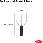 OXO Good Grips Turkey & Roast Lifters - Image 3