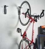 Nefree Wall Mounted Bike Racks with Tire Trays - Vertical Bike Storage Hooks for Indoor, Garage, or Shed Use - Suitable for Hanging Road, Mountain, or Hybrid Bikes - Screws Included - Image 6