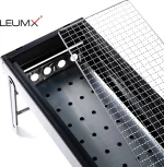 Leumx® BBQ for picnic - Garden - Terrace - Camping - Beach - Portable Compact Charcoal BBQ - Grill Stove Bars Smoker Outdoor Camping - Foldable Picnic Barbecue Tools - Image 3
