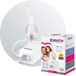 Be Well Med 120 Compressor Nebulizer Compact with Adult and Pediatric Masks and Micro USB Adapter