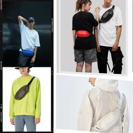 Cross Body Purse for Women Waterproof Fanny Packs Money Belt Shoulder Bag Crossbody Bags Sling Bag Travel Bags for Men and Women, Lightweight Everyday Carry Casual Chest Waist Bags - Image 2