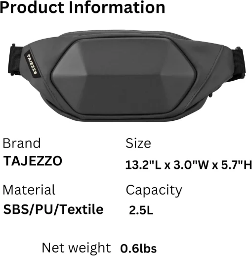 Cross Body Purse for Women Waterproof Fanny Packs Money Belt Shoulder Bag Crossbody Bags Sling Bag Travel Bags for Men and Women, Lightweight Everyday Carry Casual Chest Waist Bags - Image 3