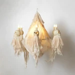 Electric Lighted Skull Chandelier - Image 3