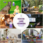 Rechargeable Mosquito Zapper for Home & Camping - UV Purple Light Electric Insect Trap, USB Charging, Safety Grid, Indoor/Outdoor Bug Killer (Gray) - Image 4