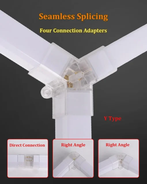 680 W Hexagonal Garage Lights, Honeycomb LED Lights, 6000 K Colour Temperature, Ring Connection Design, Pack of 14 Hexagon Garage LED Lights for Gym, Basement, Warehouse, 7.8 x 15.7 Feet, White - Image 5