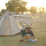 [Automatic side pole] Vidalido tent, latest model, sleeps 4 people, poles on the outside, size 2.3*2.3 meters | Burapha Camp - Image 5