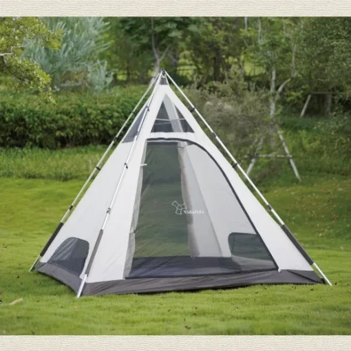 [Automatic side pole] Vidalido tent, latest model, sleeps 4 people, poles on the outside, size 2.3*2.3 meters | Burapha Camp - Image 9
