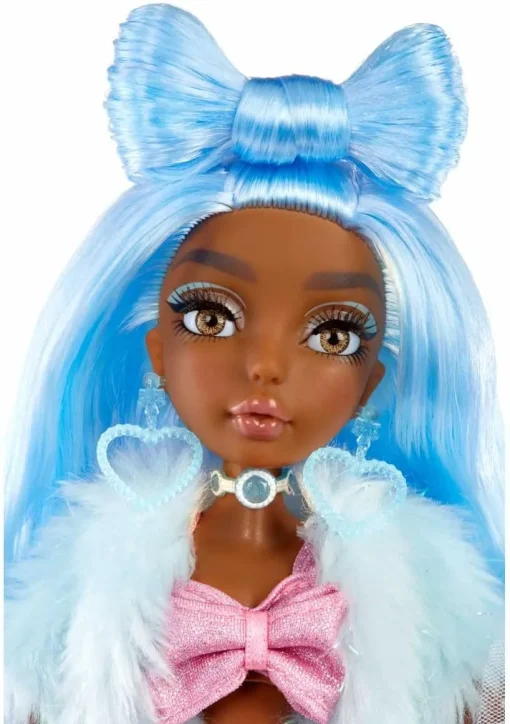 MERMAZE MERMAIDZ Color Change Shellnelle Mermaid Fashion Doll with Designer Outfit & Accessories, Stylish Hair & Sculpted Tail, Poseable, Multicolor, 580829 - Image 3