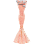 MERMAZE MERMAIDZ Color Change Shellnelle Mermaid Fashion Doll with Designer Outfit & Accessories, Stylish Hair & Sculpted Tail, Poseable, Multicolor, 580829 - Image 5