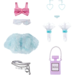 MERMAZE MERMAIDZ Color Change Shellnelle Mermaid Fashion Doll with Designer Outfit & Accessories, Stylish Hair & Sculpted Tail, Poseable, Multicolor, 580829 - Image 6