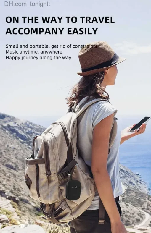 Kasinuo Bluetooth Portable Wireless Mini Outdoor Hiking Fabric Sport Speaker-K18 - Image 3