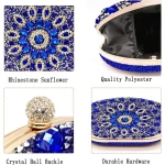Rhinestone Evening Clutch Bag for Women Bridal Diamonds Clutch Purses Wedding Purse Prom Cocktail Party Handbags - Image 4