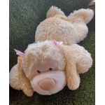 VTG Kellytoy Floppy Dog Plush Stuffed Animal Laying Down Cream Tan Large72CM