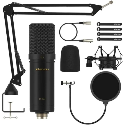 ZINGYOU ZY-CA1 XLR Microphone (Black)