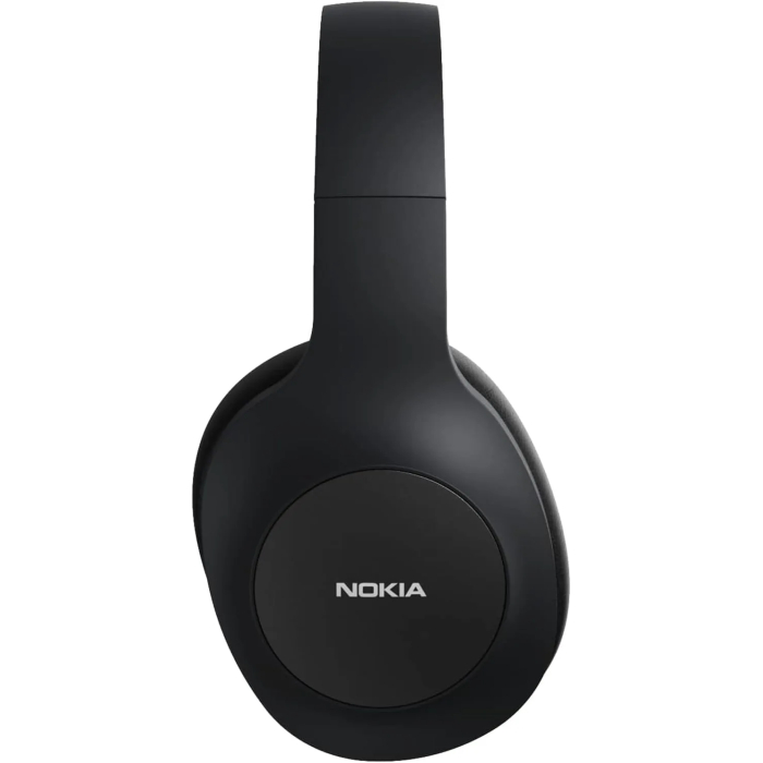 Nokia Wireless Bluetooth 5.0 On-Ear Headphones, Pair Two Devices Simultaneously Studio Headphone, aptX Low Latency 41 Hours Comfortable Wired Built-in Microphone Headsets for iPhone, E1200 Black - Image 3