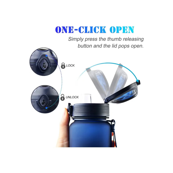 Kangxiyuan 1000ml Sports Water Bottle - Perfect for sports activities and everyday use - Image 4