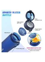 Kangxiyuan 1000ml Sports Water Bottle - Perfect for sports activities and everyday use - Image 5