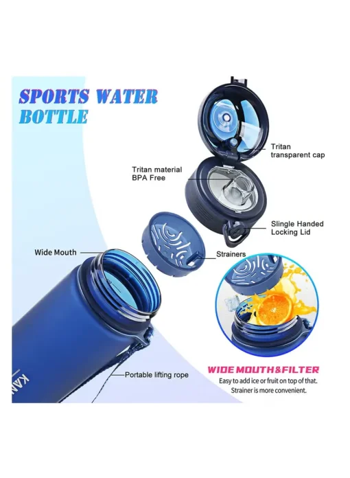 Kangxiyuan 1000ml Sports Water Bottle - Perfect for sports activities and everyday use - Image 5