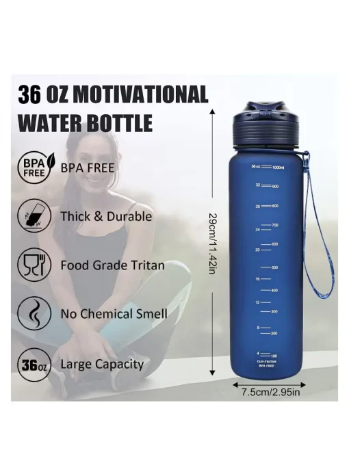Kangxiyuan 1000ml Sports Water Bottle - Perfect for sports activities and everyday use - Image 6