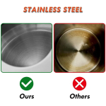 Stainless Steel Whistling Tea Kettles, 2.5 Quart Teapot with Anti-heat Wood Grain Silicone Handle - Whistling Stainless Steel Tea Pot Modern Tea Kettles - Image 6