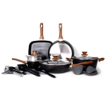 C&E Juego de 17 piezas de ollas y sartenes de Granito. - Image 3