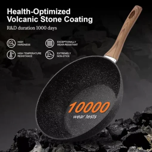 C&E Juego de 17 piezas de ollas y sartenes de Granito. - Image 4