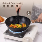 C&E Juego de 17 piezas de ollas y sartenes de Granito. - Image 5