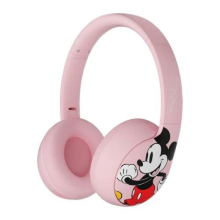 Disney Wireless Bluetooth Headphones for Kids - Mickey Pink