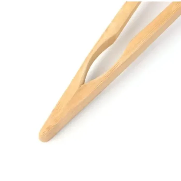 Wooden tongs for serving salads and food - Image 2