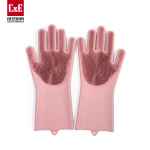 C&E Red silicone cleaning gloves 2 pieces - Image 3