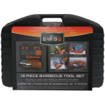 Mr. bar-bq 18-Piece Plastic Handle Hardware Tool Set, Black - Image 4