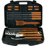 Mr. bar-bq 18-Piece Plastic Handle Hardware Tool Set, Black - Image 2