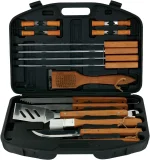 Mr. bar-bq 18-Piece Plastic Handle Hardware Tool Set, Black - Image 2