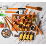 Mr. bar-bq 18-Piece Plastic Handle Hardware Tool Set, Black - Image 3