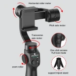 Click to see full view F10 Handheld 3-Axis Phone Stabilizer Foldable Gimbal with Tripod, Video Stabilizer for Vlogging Recording with Panoramic Shooting Easy to Use - Image 6