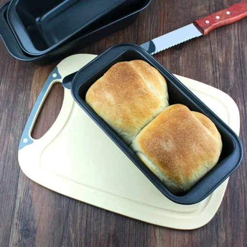 Ernesto Rectangular Baking Bread Loaf Pan, Nonstick Carbon Steel Material 30cm - Image 2