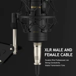 ZINGYOU ZY-CA1 XLR Microphone (Black) - Image 7