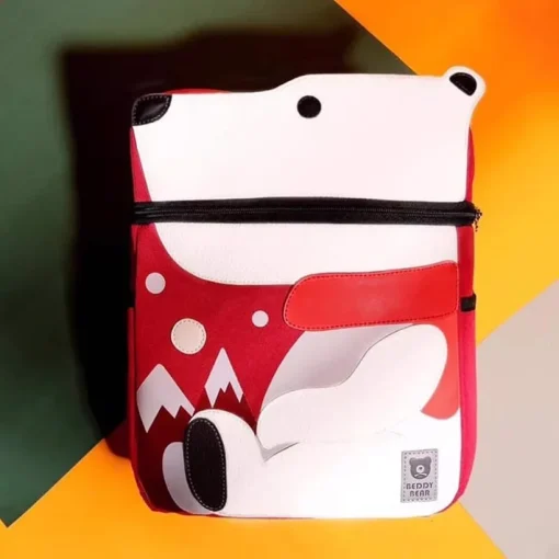 BEDDYBEAR Cute Bag Anti-Humpback Primary School Backpack with Polar Bear Pattern for Kids YE-GAU - Image 2