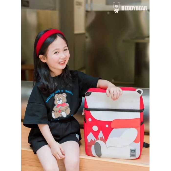 BEDDYBEAR Cute Bag Anti-Humpback Primary School Backpack with Polar Bear Pattern for Kids YE-GAU - Image 8