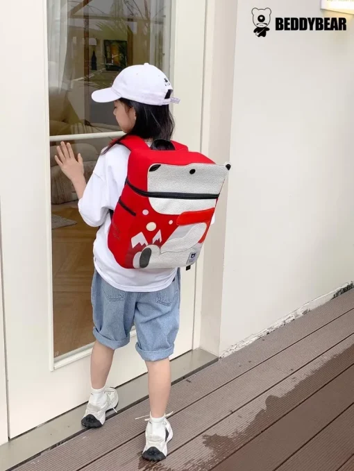 BEDDYBEAR Cute Bag Anti-Humpback Primary School Backpack with Polar Bear Pattern for Kids YE-GAU - Image 9
