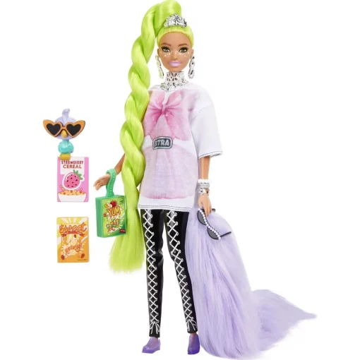 Mattel Barbie Extra - Neon Green Hair HDJ44 - Image 2