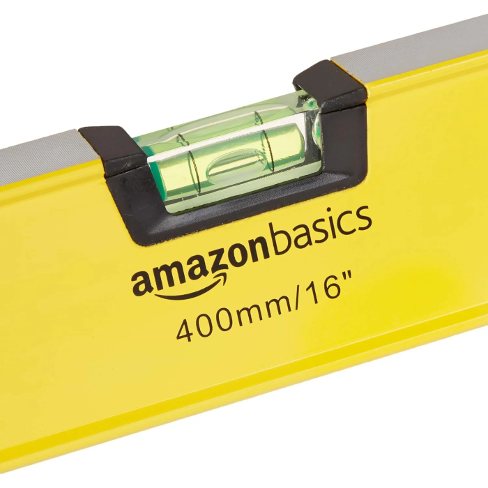 Amazon Basics - 16" Shock Resistant Aluminum Alloy Magnetic Bubble Level, Plumb/Level/Bubble, 180, 90 and 45 Degree - Image 5